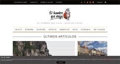 Desktop Screenshot of elhombrequeviaja.com